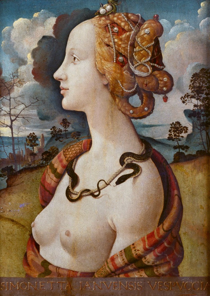 painting serpent breast Girls with tight asses